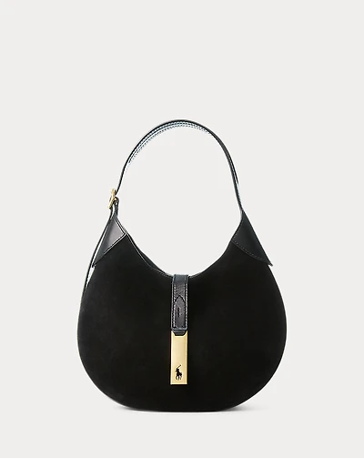 Polo ID Suede Small Shoulder Bag