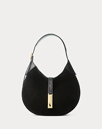 Polo ID Suede Small Shoulder Bag