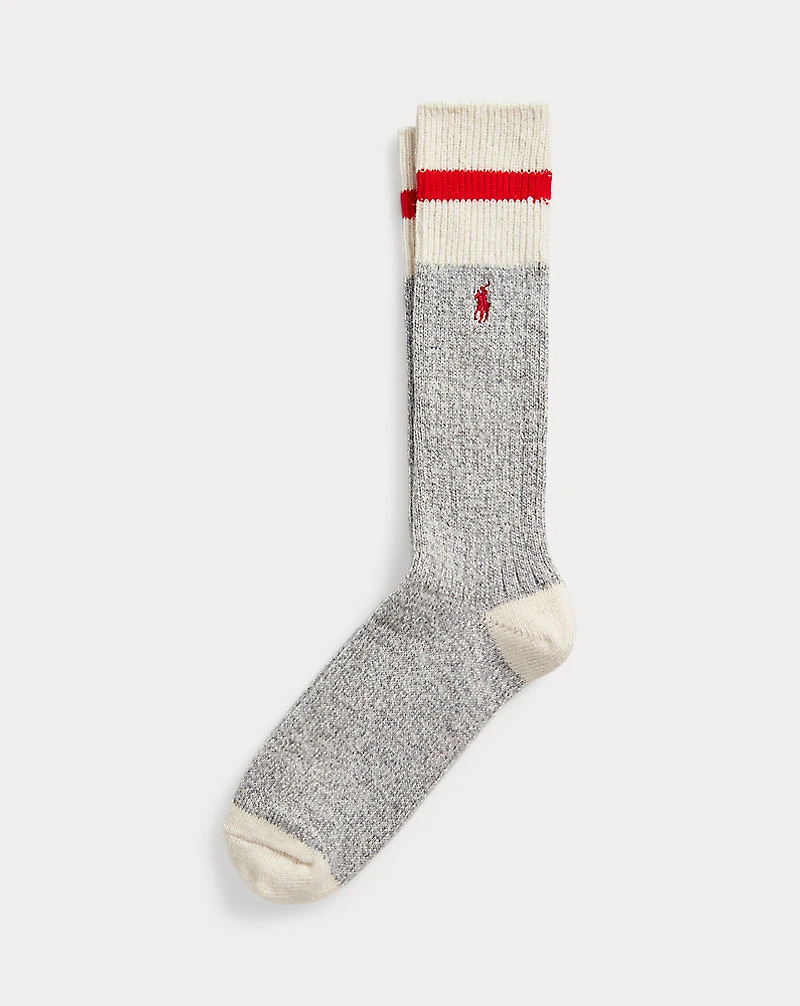 Wool-Blend Ragg Boot Socks