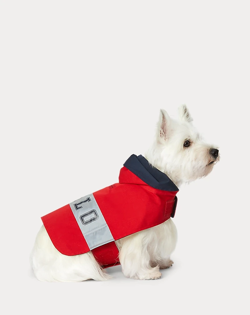 Canvas Logo Dog Raincoat