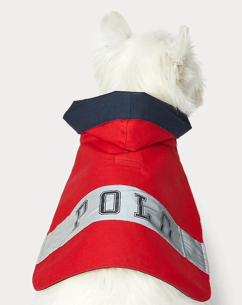 Canvas Logo Dog Raincoat