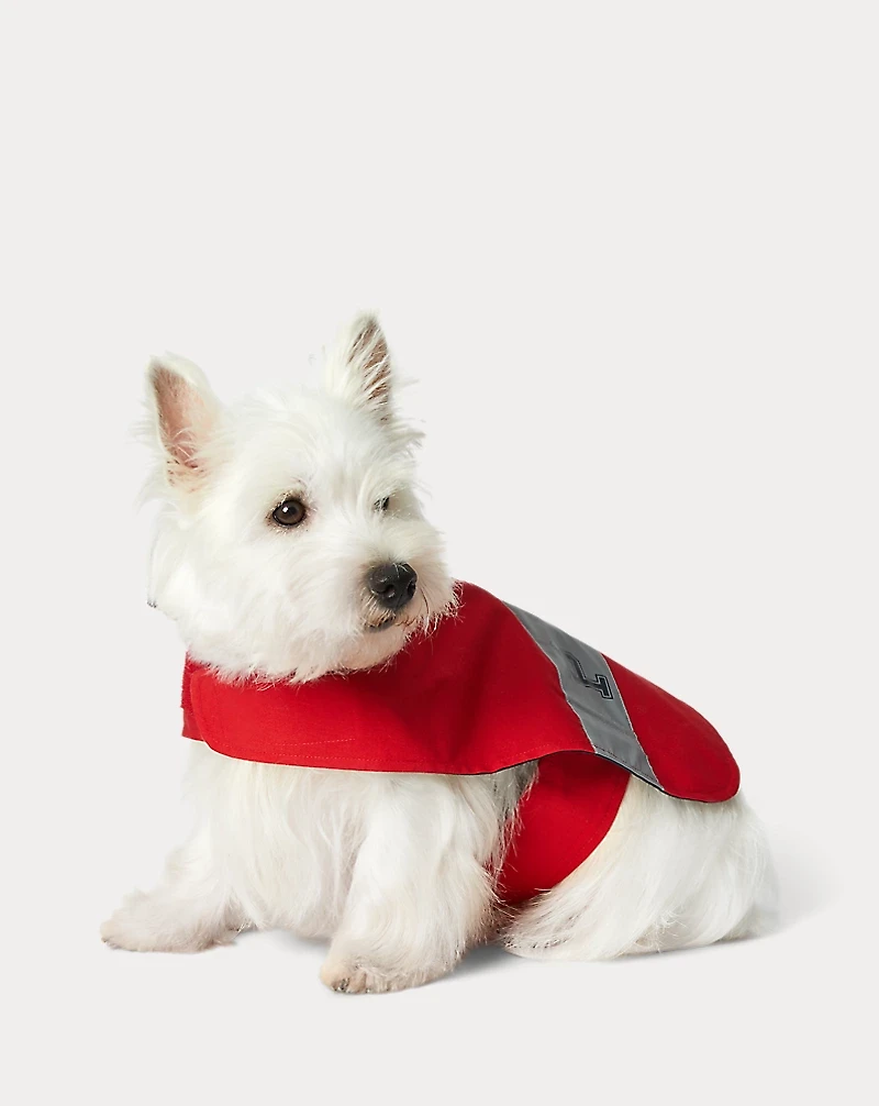 Canvas Logo Dog Raincoat