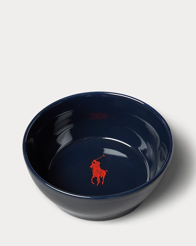 Large Porcelain Dog Bowl