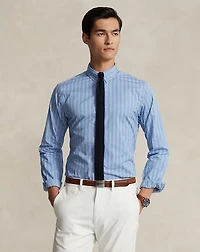 Custom Fit Striped Dobby Shirt