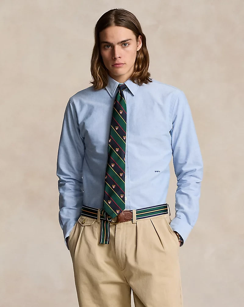 Custom Fit Monogram Oxford Shirt