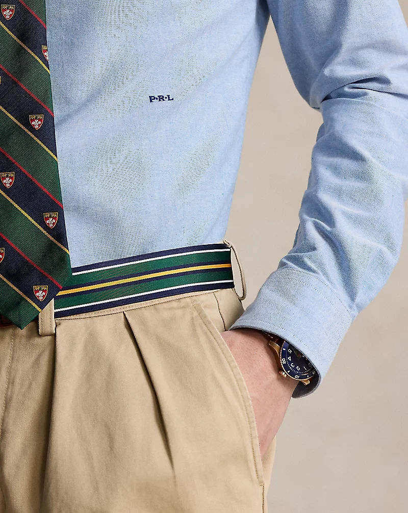 Custom Fit Monogram Oxford Shirt