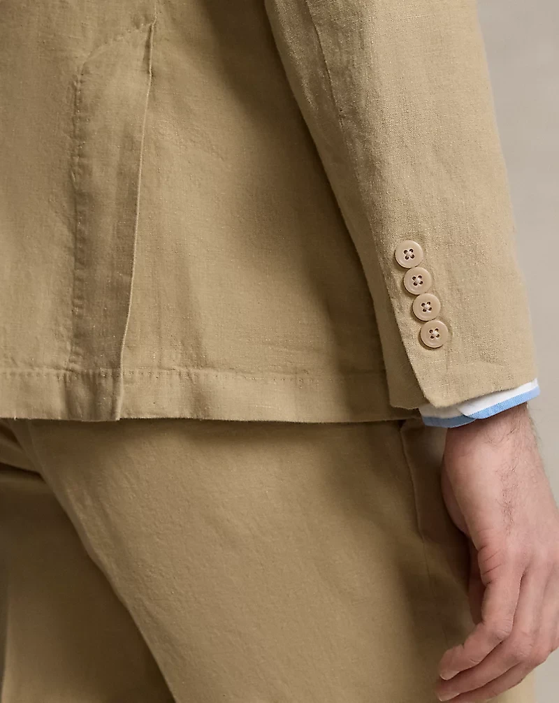 Polo Soft Modern Fit Linen Suit Jacket
