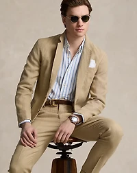 Polo Soft Modern Fit Linen Suit Jacket