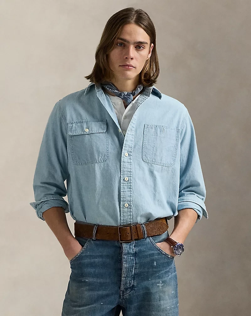 Classic Fit Chambray Workshirt