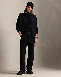Double-Knit Mockneck Vest