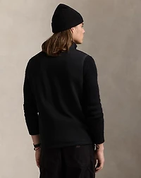 Double-Knit Mockneck Vest
