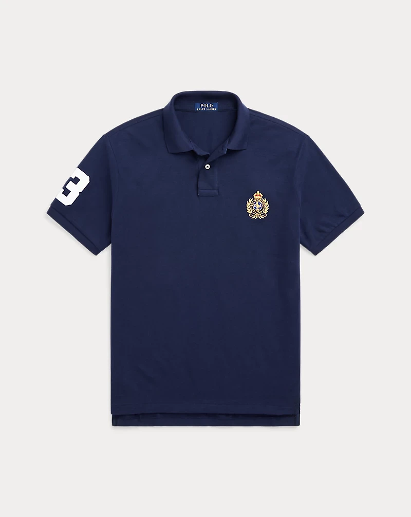 Classic Fit Triple-Pony Mesh Polo Shirt