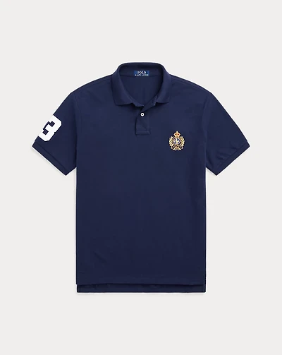 Classic Fit Triple-Pony Mesh Polo Shirt
