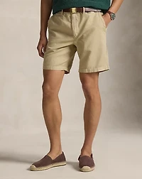 8.5-Inch Classic Fit Linen-Cotton Short