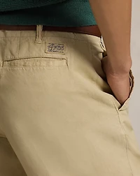 8.5-Inch Classic Fit Linen-Cotton Short