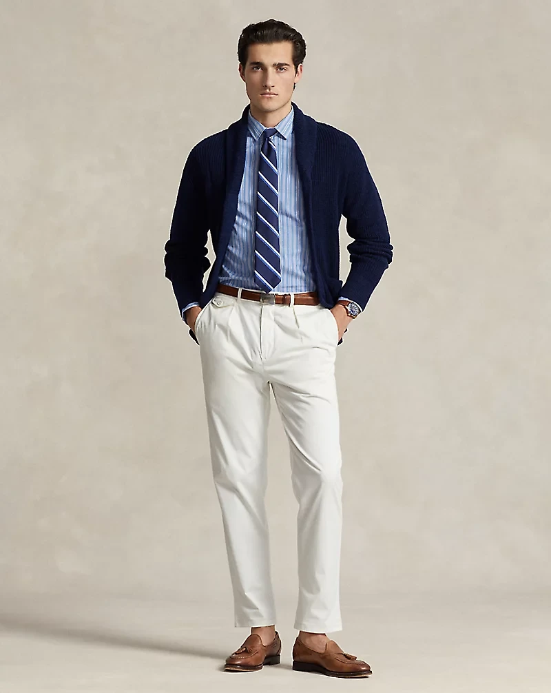 Custom Fit Striped Poplin Shirt