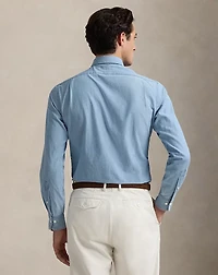 Custom Fit Indigo Chambray Shirt