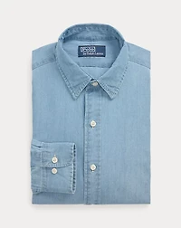 Custom Fit Indigo Chambray Shirt