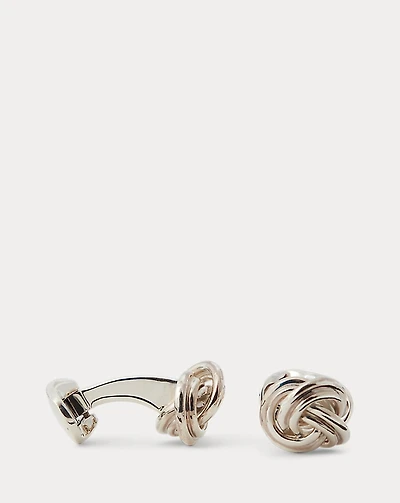 Sterling Silver Knot Cuff Links