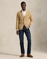 Cable-Knit Cotton Cardigan