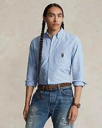Custom Fit Polo Bear Oxford Shirt