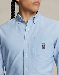 Custom Fit Polo Bear Oxford Shirt