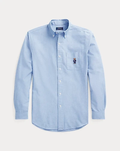 Custom Fit Polo Bear Oxford Shirt