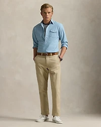 Classic Fit Chambray Popover Shirt