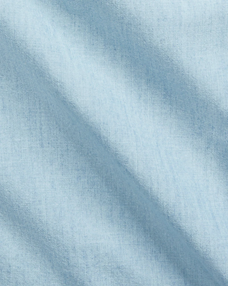 Classic Fit Chambray Popover Shirt