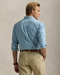 Classic Fit Chambray Popover Shirt