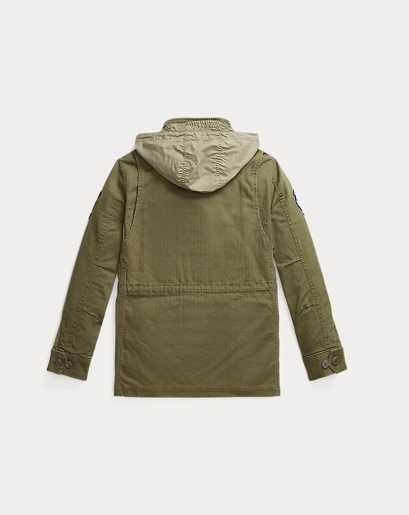 Cotton Herringbone Field Jacket