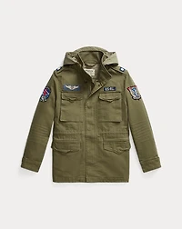 Cotton Herringbone Field Jacket