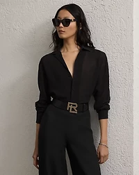 Capri Relaxed Fit Linen Voile Shirt