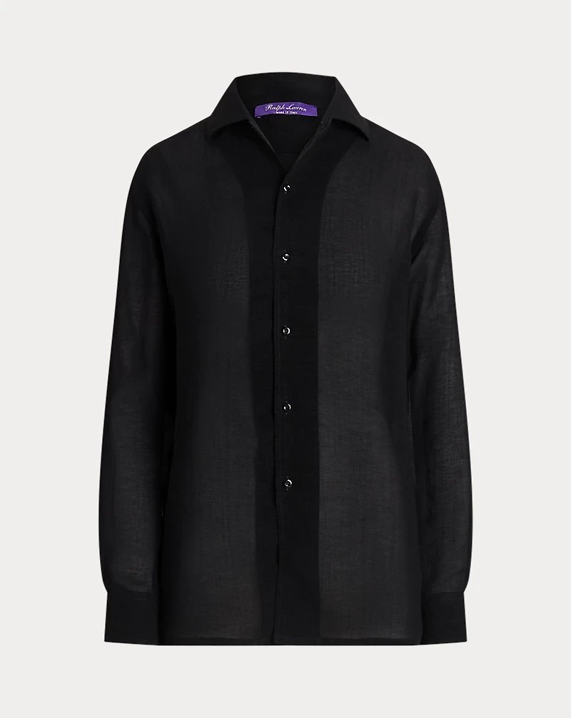 Capri Relaxed Fit Linen Voile Shirt