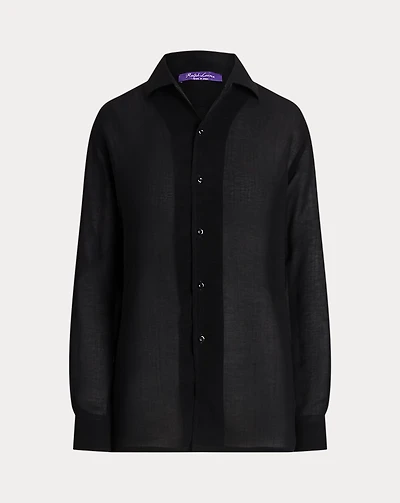 Capri Relaxed Fit Linen Voile Shirt
