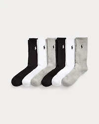 Cotton-Blend Crew Sock 6-Pack