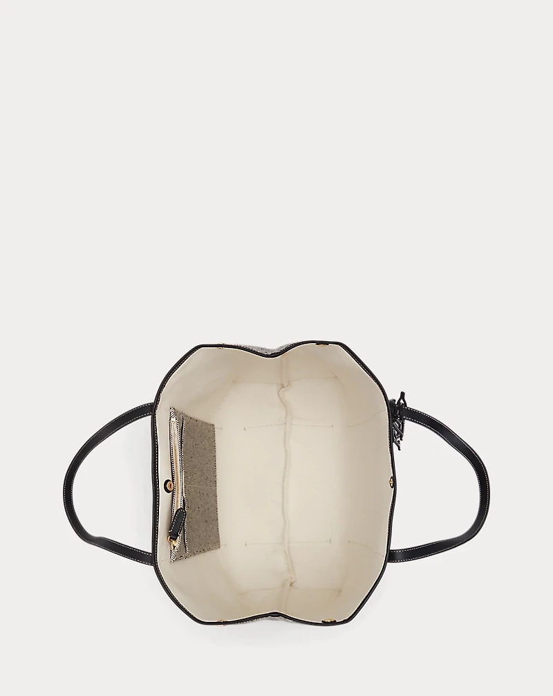 Canvas & Leather Large Emerie Tote