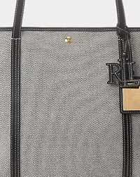 Canvas & Leather Large Emerie Tote