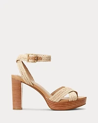 Sasha Raffia Platform Sandal