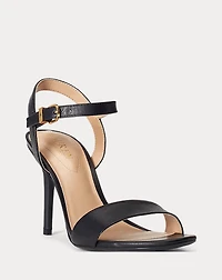 Gwen Burnished Leather Sandal