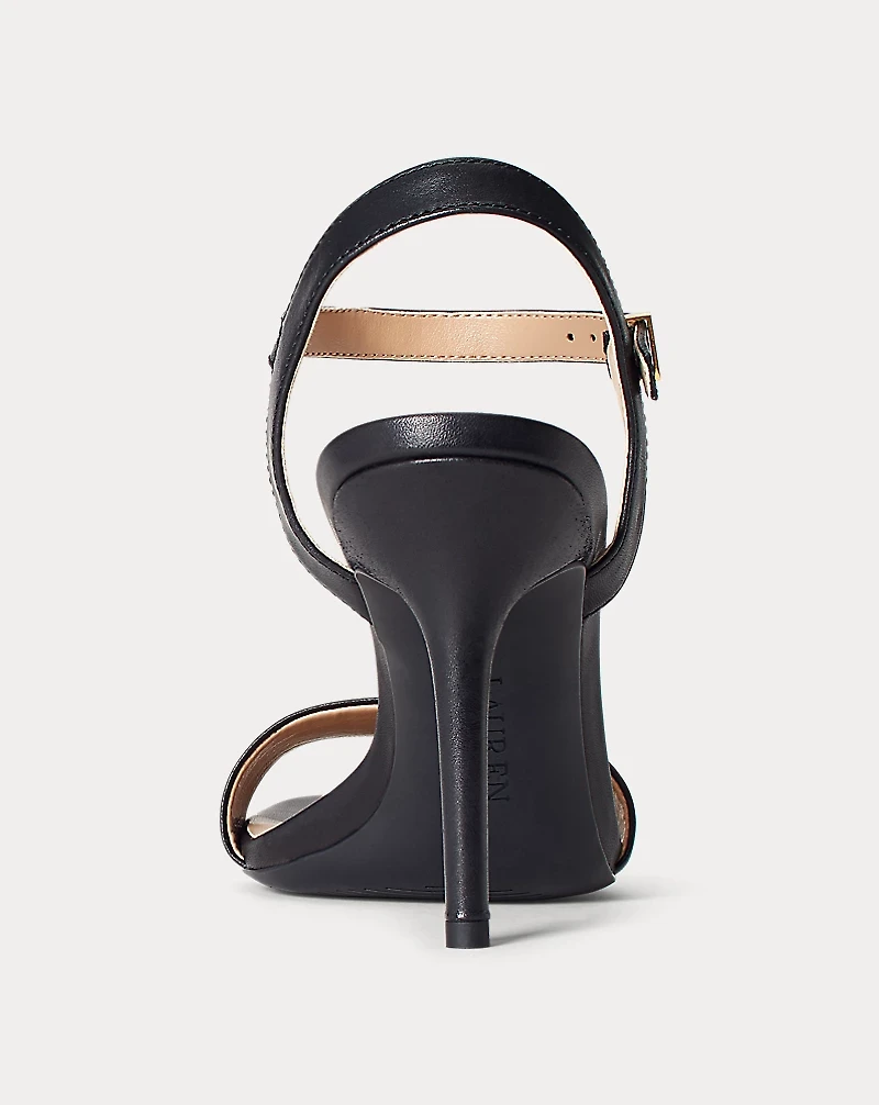 Gwen Burnished Leather Sandal