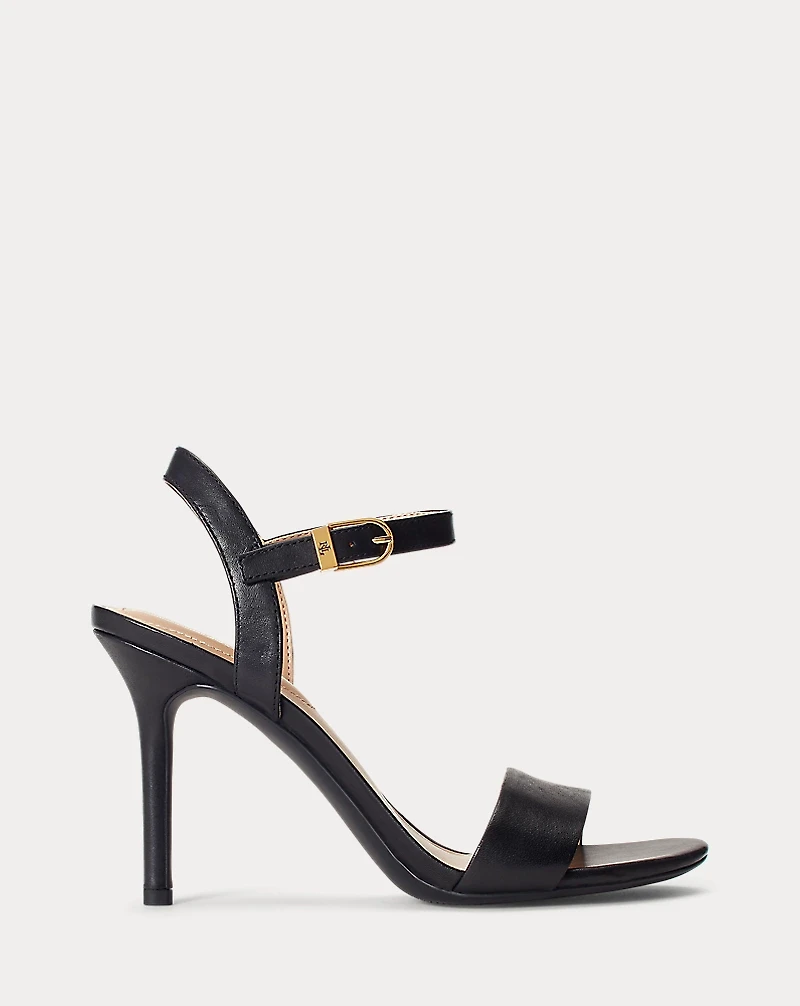 Gwen Burnished Leather Sandal