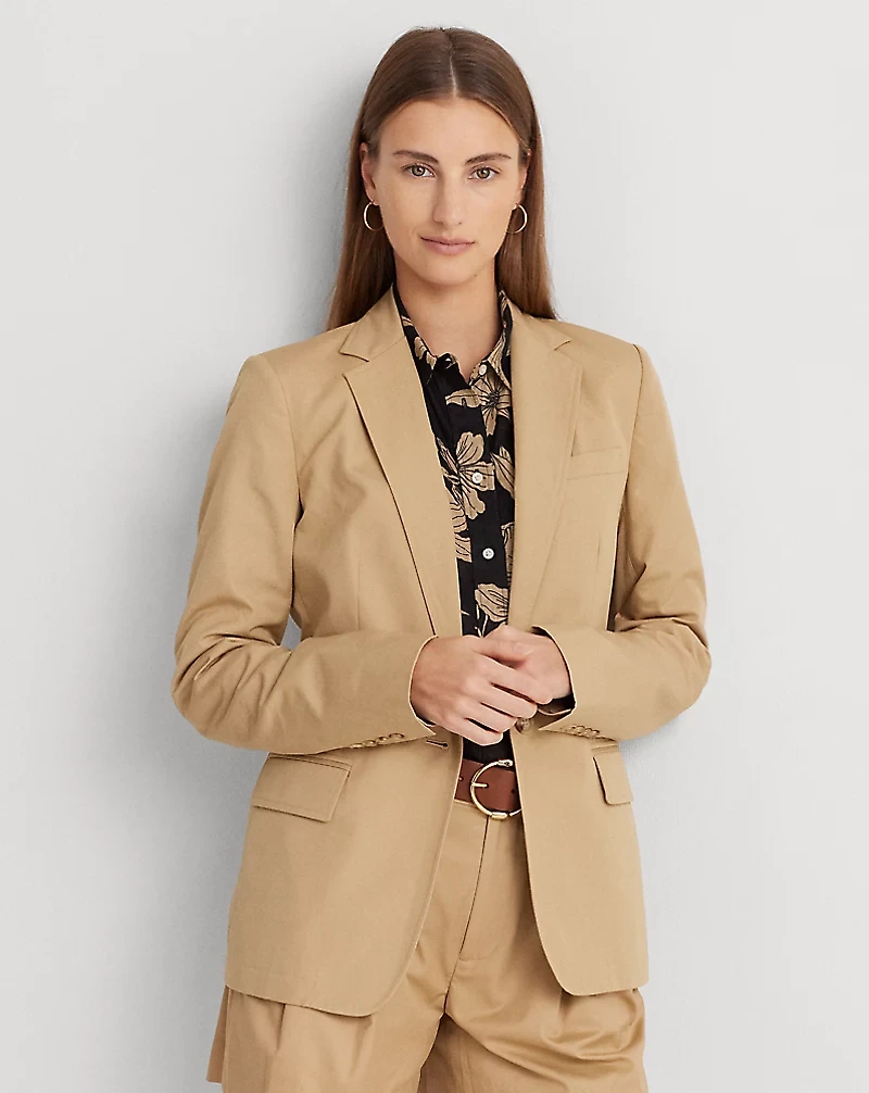 Cotton Twill Blazer