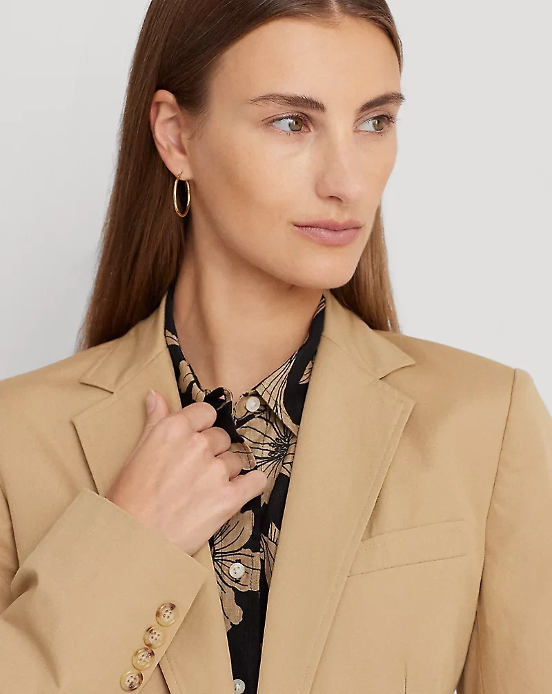 Cotton Twill Blazer