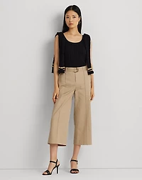 Cable-Knit Sleeveless Sweater