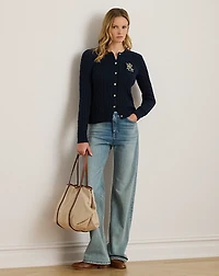 Cable-Knit Cotton Cardigan