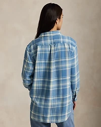 Plaid Cotton Twill Workshirt