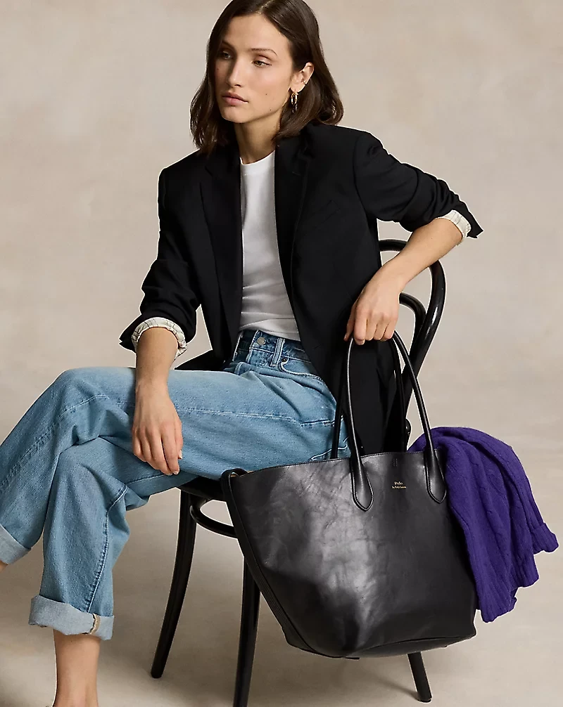 Bellport Leather Large Tote