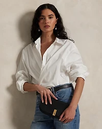 Polo ID Leather Medium Clutch-Bag