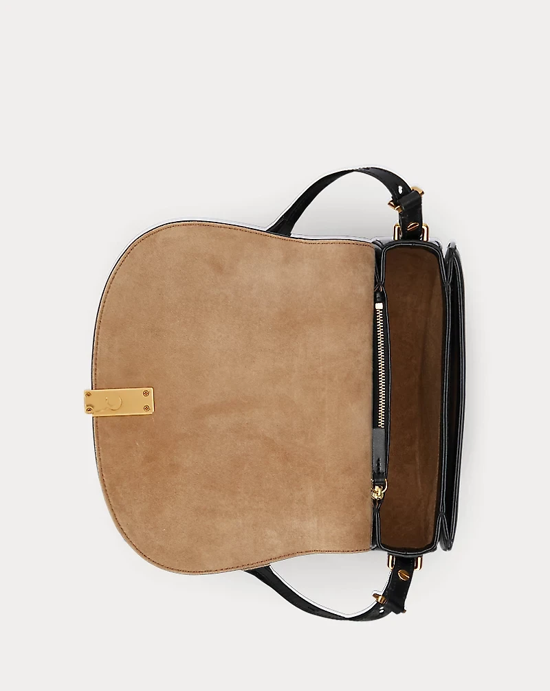 Polo ID Leather Saddle Bag